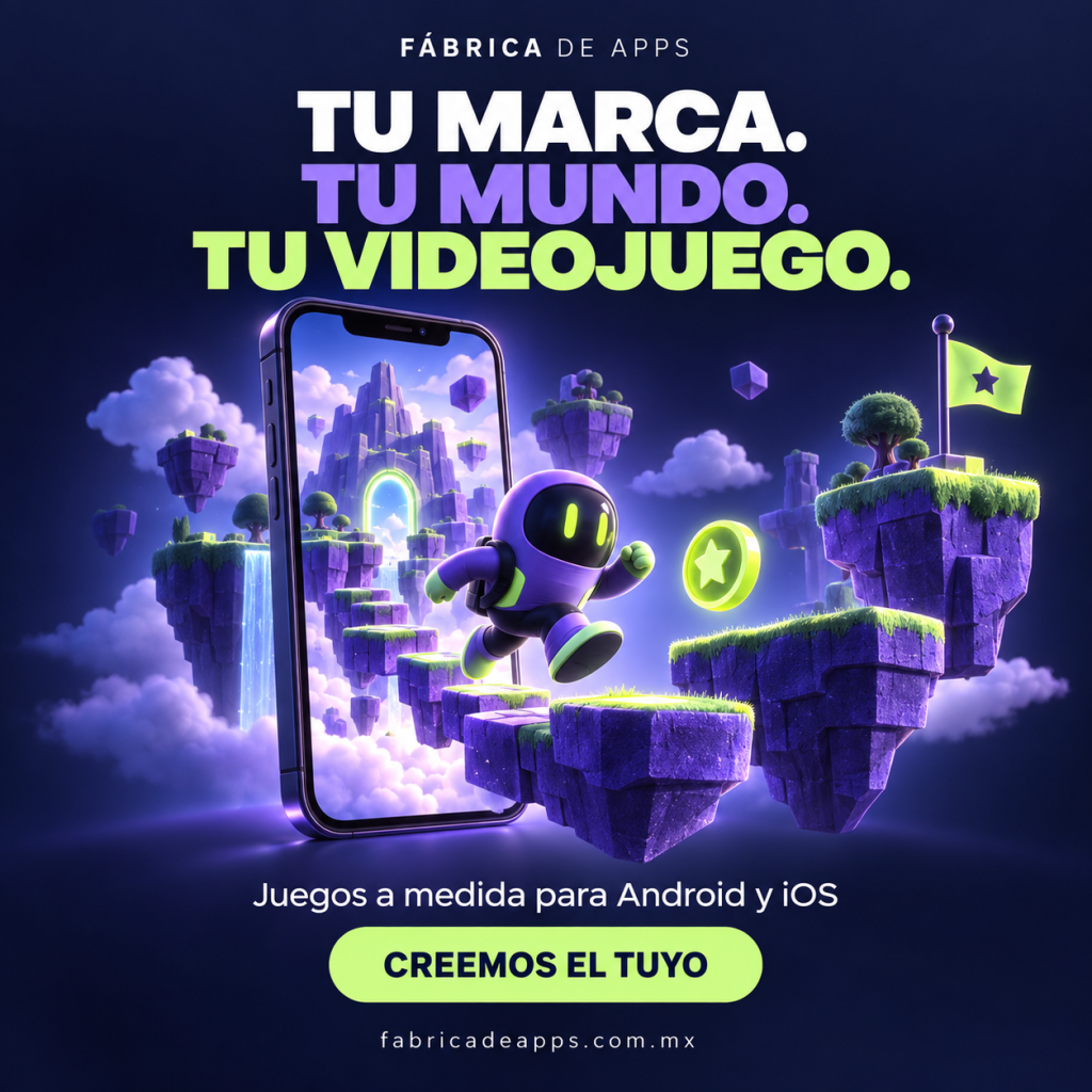 Tu marca, tu mundo, tu videojuego: concepto de desarrollo móvil a medida